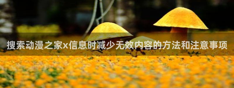 韩漫大全:搜索动漫之家x信息时减少无效内容的方法和注意事项配图